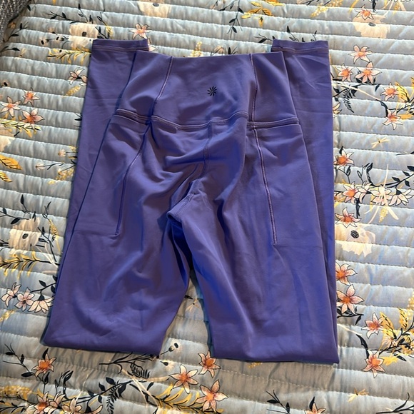 Athleta Salutation Stash Pocket II 7/8 Tight Tempest Violet Purple - Picture 3 of 9